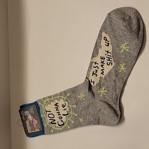 Blue Q Socks Not Gonna Lie NWT Novelty Gift